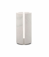 Load image into Gallery viewer, Vase white marble 45cm high