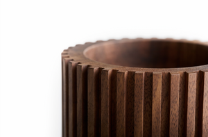 Vase walnut - medium model 30cm high