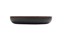 Load image into Gallery viewer, VVD pottery 30cm black ceramic 5cm high / lid 1cm walnut