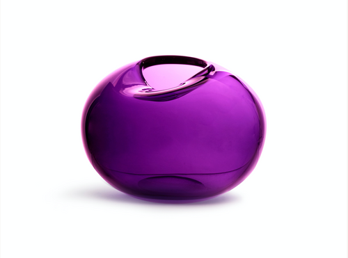 Pebble vase purple