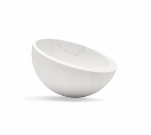 Bowl white marble